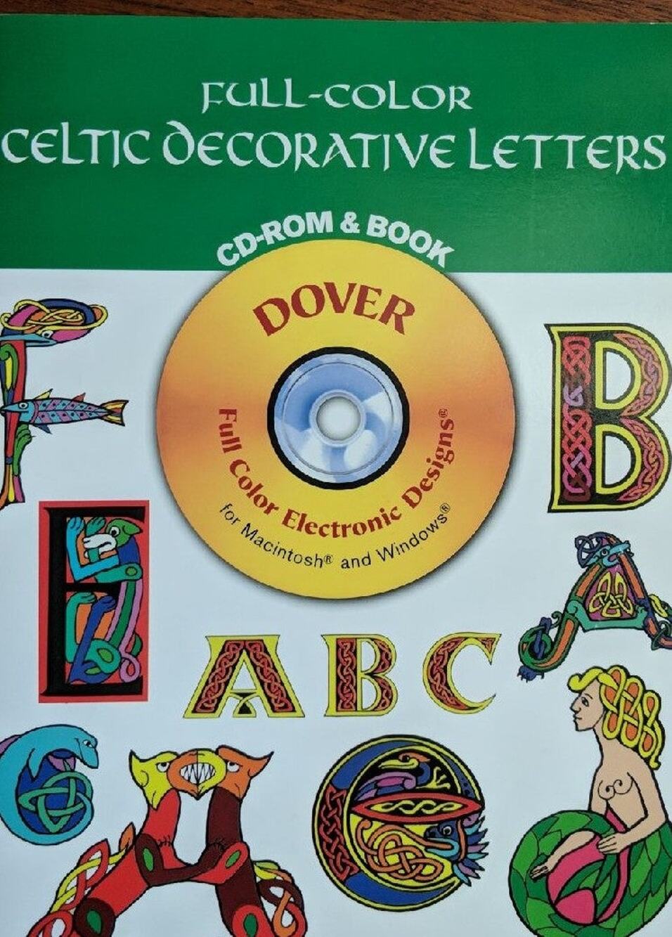 Celtic Decorative Letters CD & Book